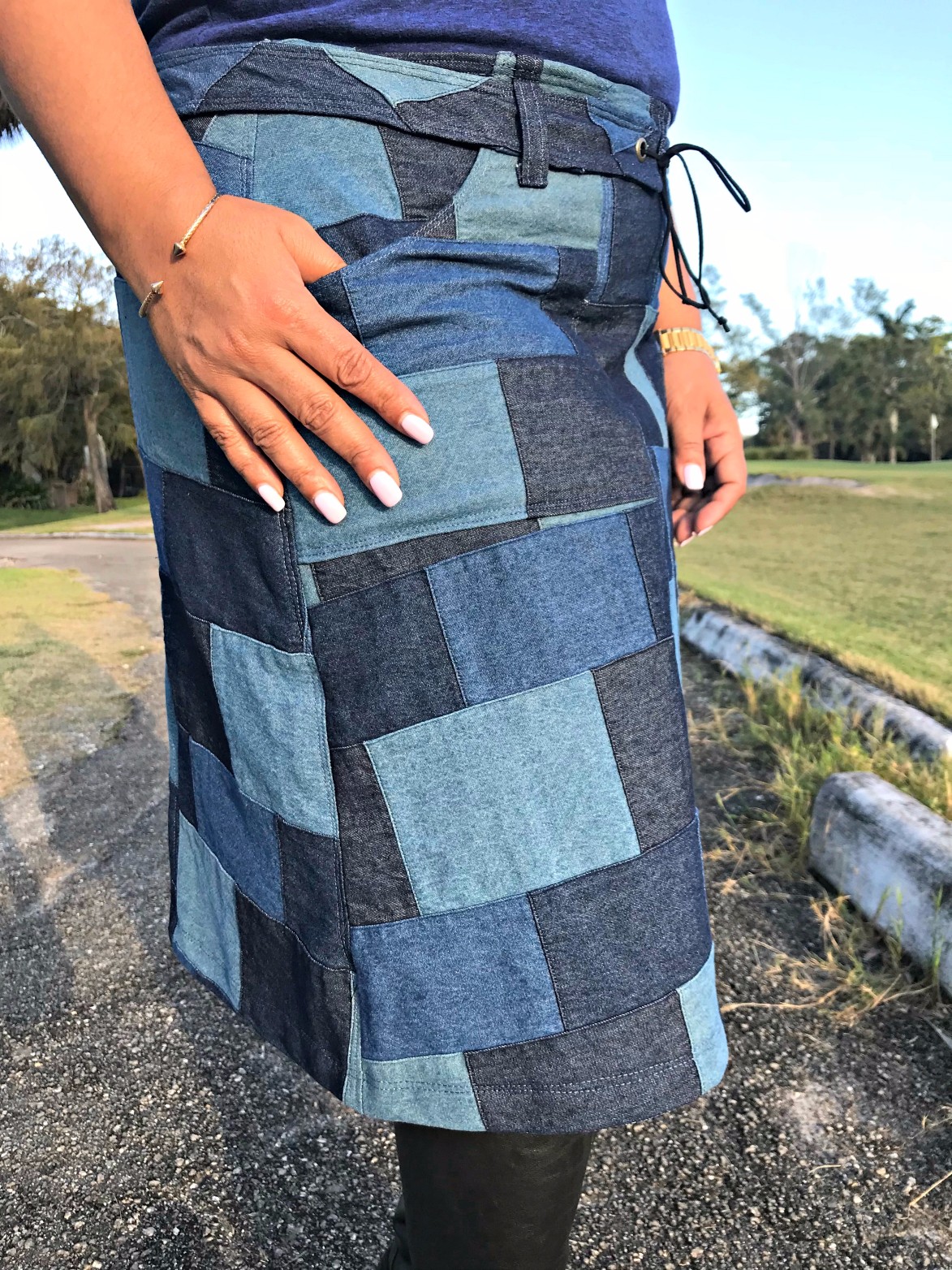 My Santi Skirt: A Designer Stitch Pattern
