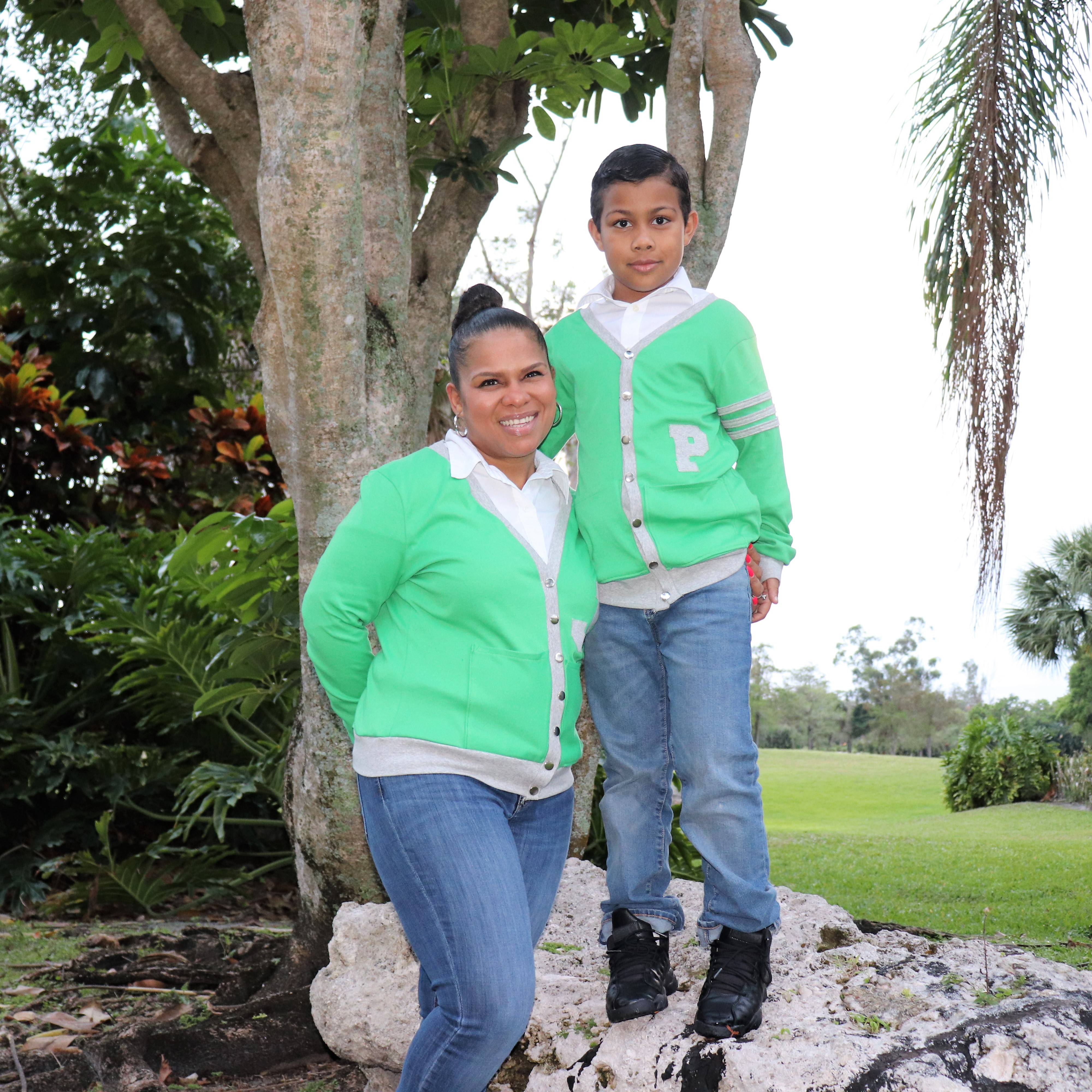 DIY Mother and Son Academi Cardigans | The Eli Monster