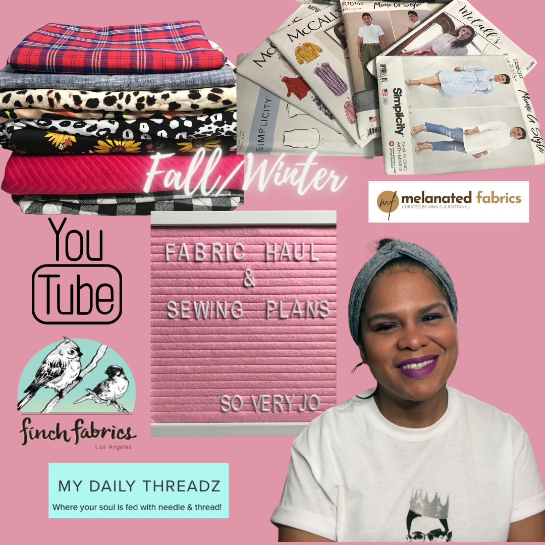Fall/Winter Fabric Haul & Sewing Plans